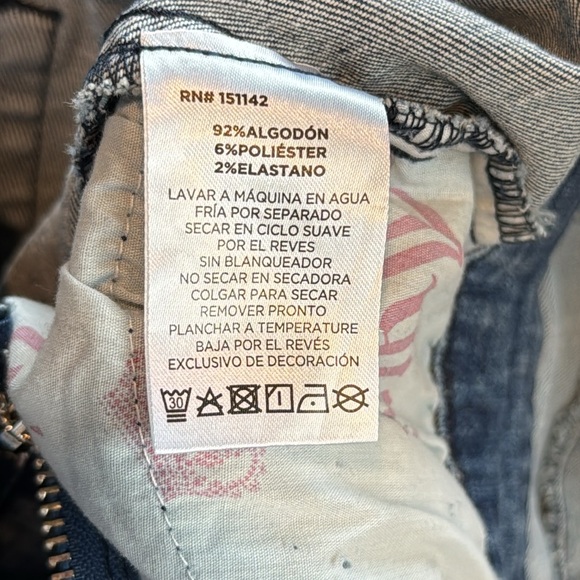 Juicy Couture NWT Sweetheart Neckline Dark Wash Denim Mini Short Dress - Picture 11 of 11